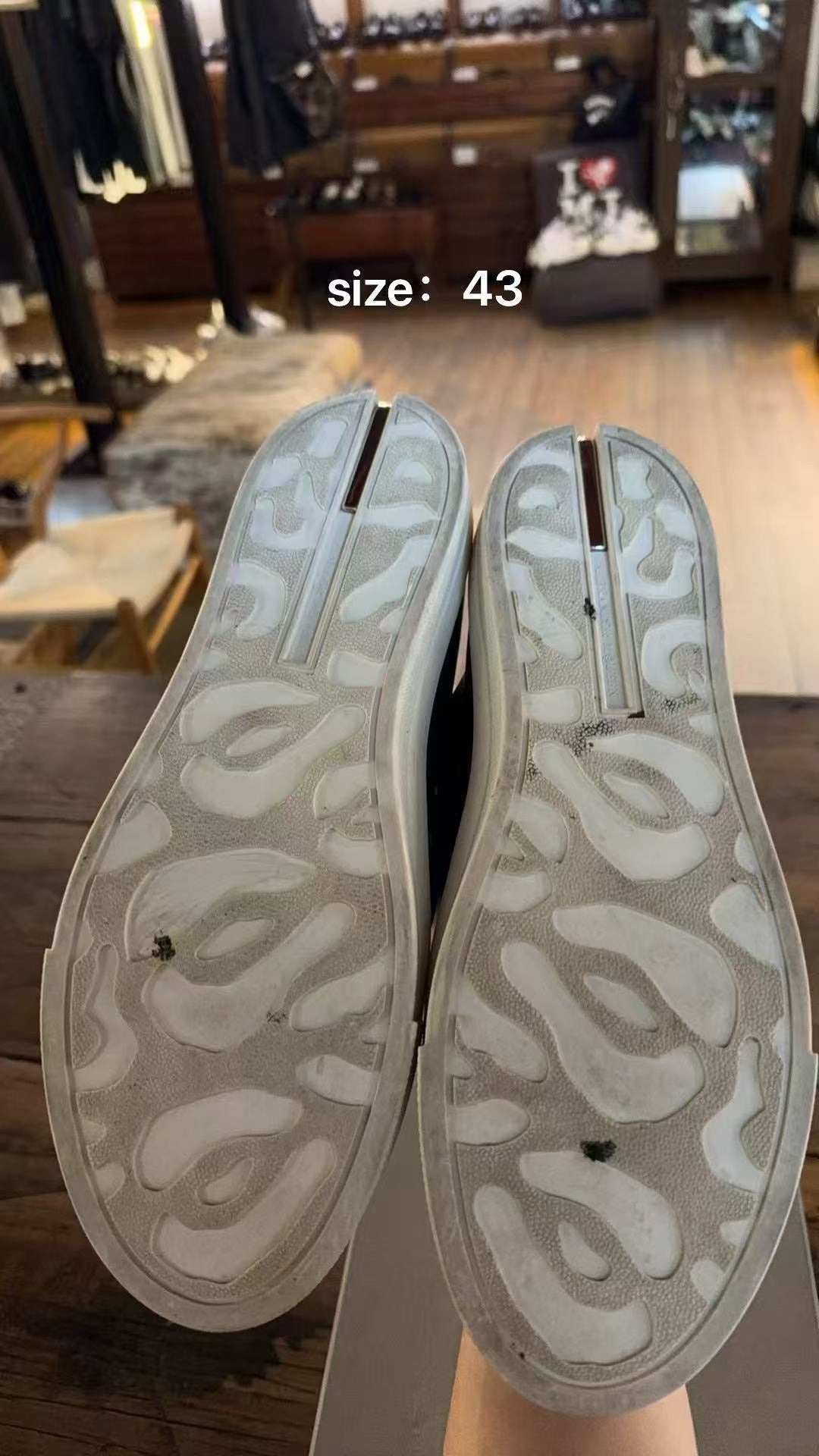 Alexander McQueen Pearl Black Invisible Lace Sneakers