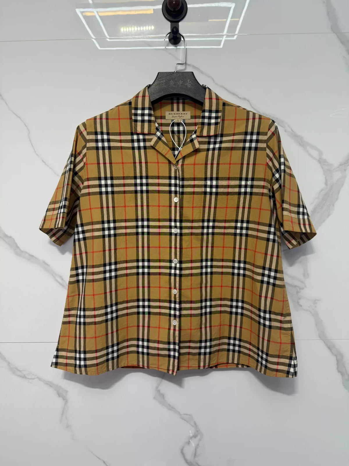 Burberry Brown Plaid Shirt