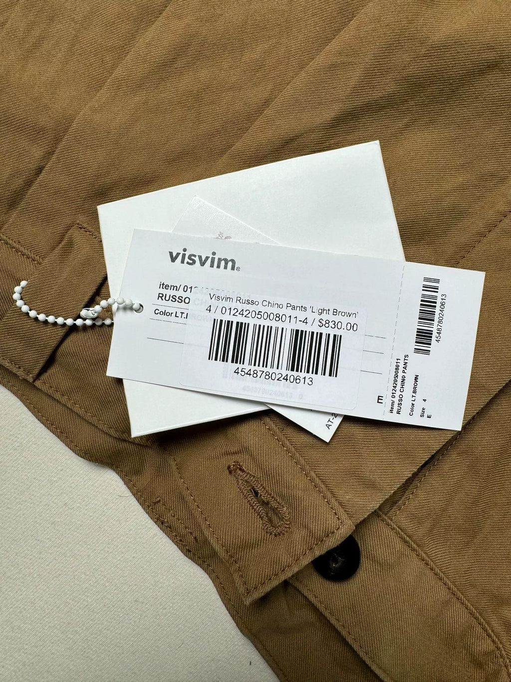 VISVIM 24aw Russo Chino PANTS Casual Pants