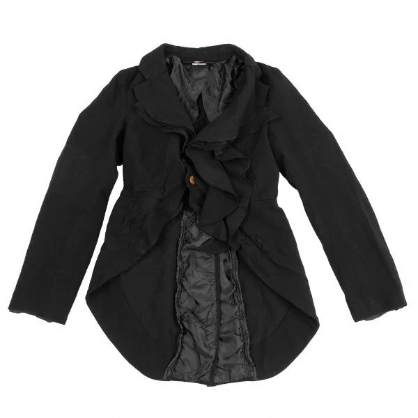 COMME des GARCONS Vintage Black Lace Tuxedo Jacket