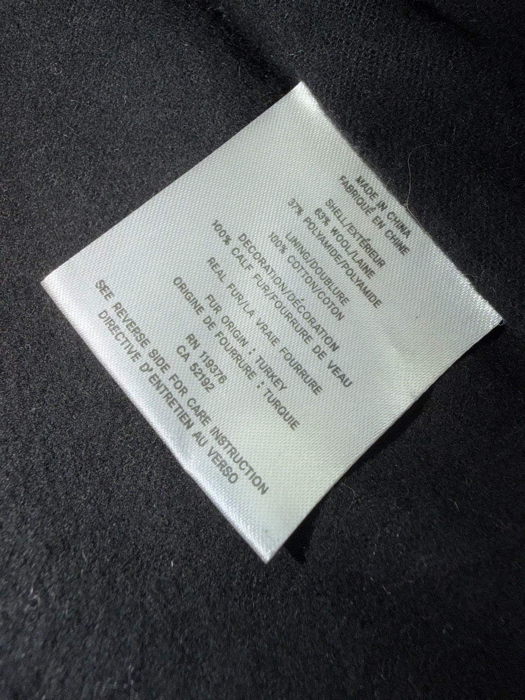 Helmut Lang Gray Black Ombré Wool Calf Pony Hair Jacket Coat