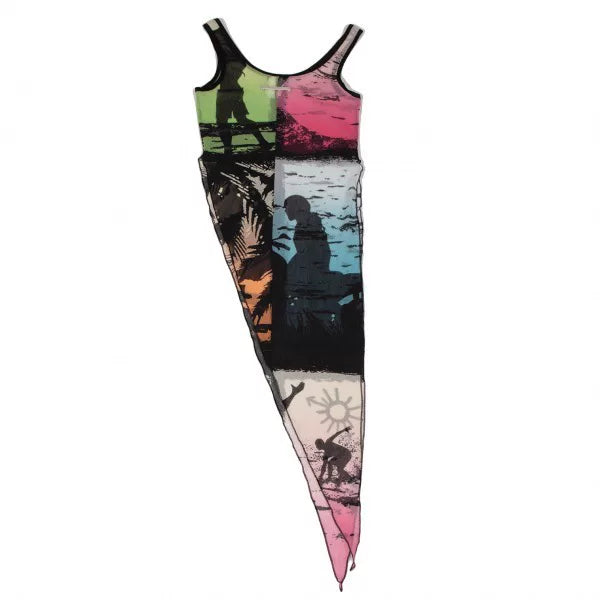 Jean Paul Gaultier Vintage Floral Mesh Top