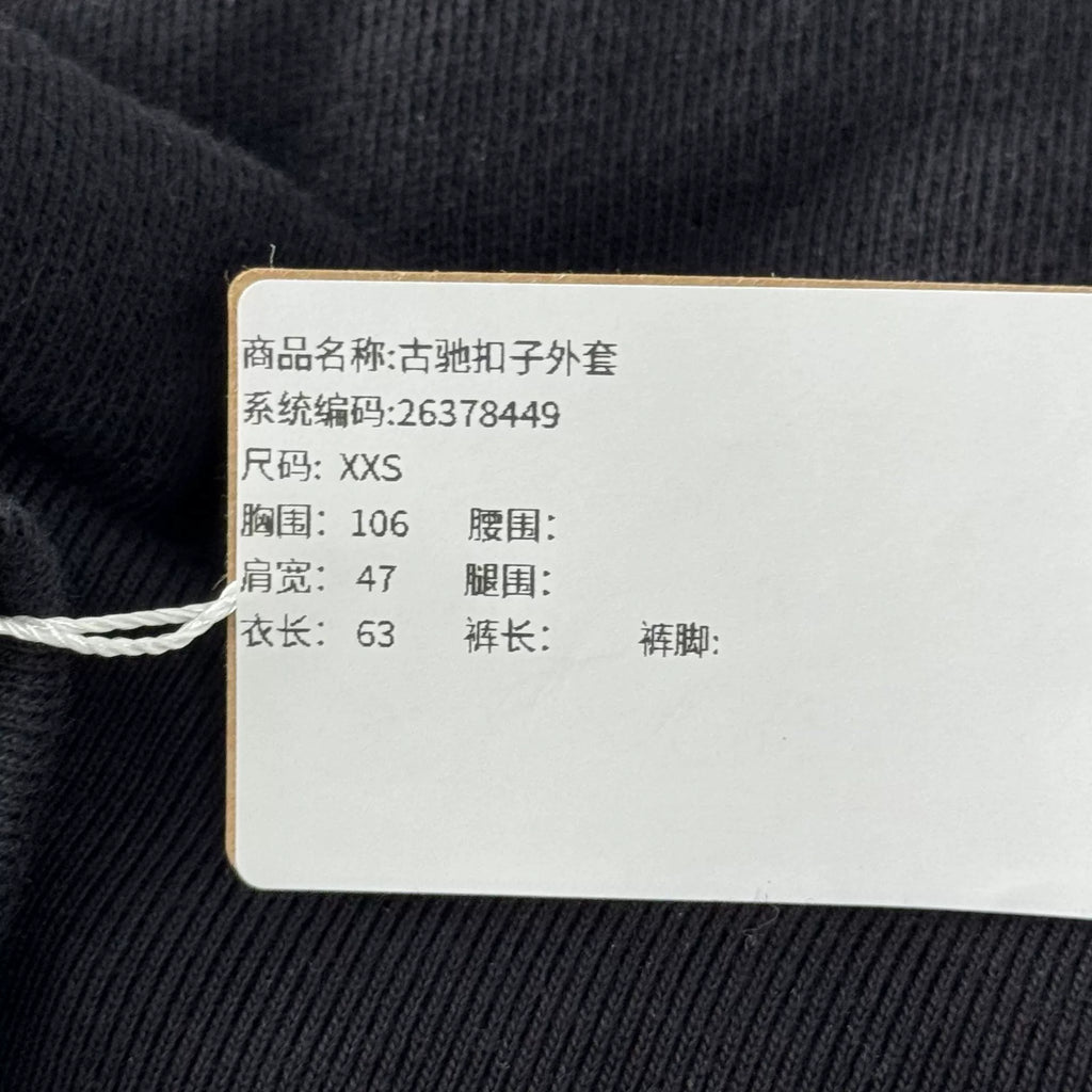 Gucci Gold Scales Logo Button Jacket