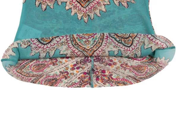 Jean Paul Gaultier Vintage Blue Floral Mesh Top