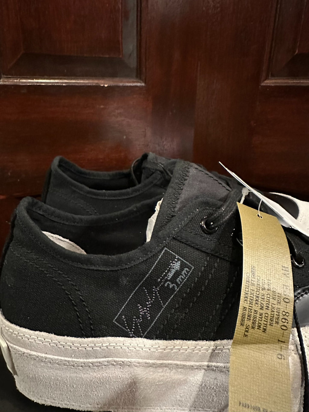 Yohji Yamamoto × Adidas Y3 Black Matchcourt Low Sneakers