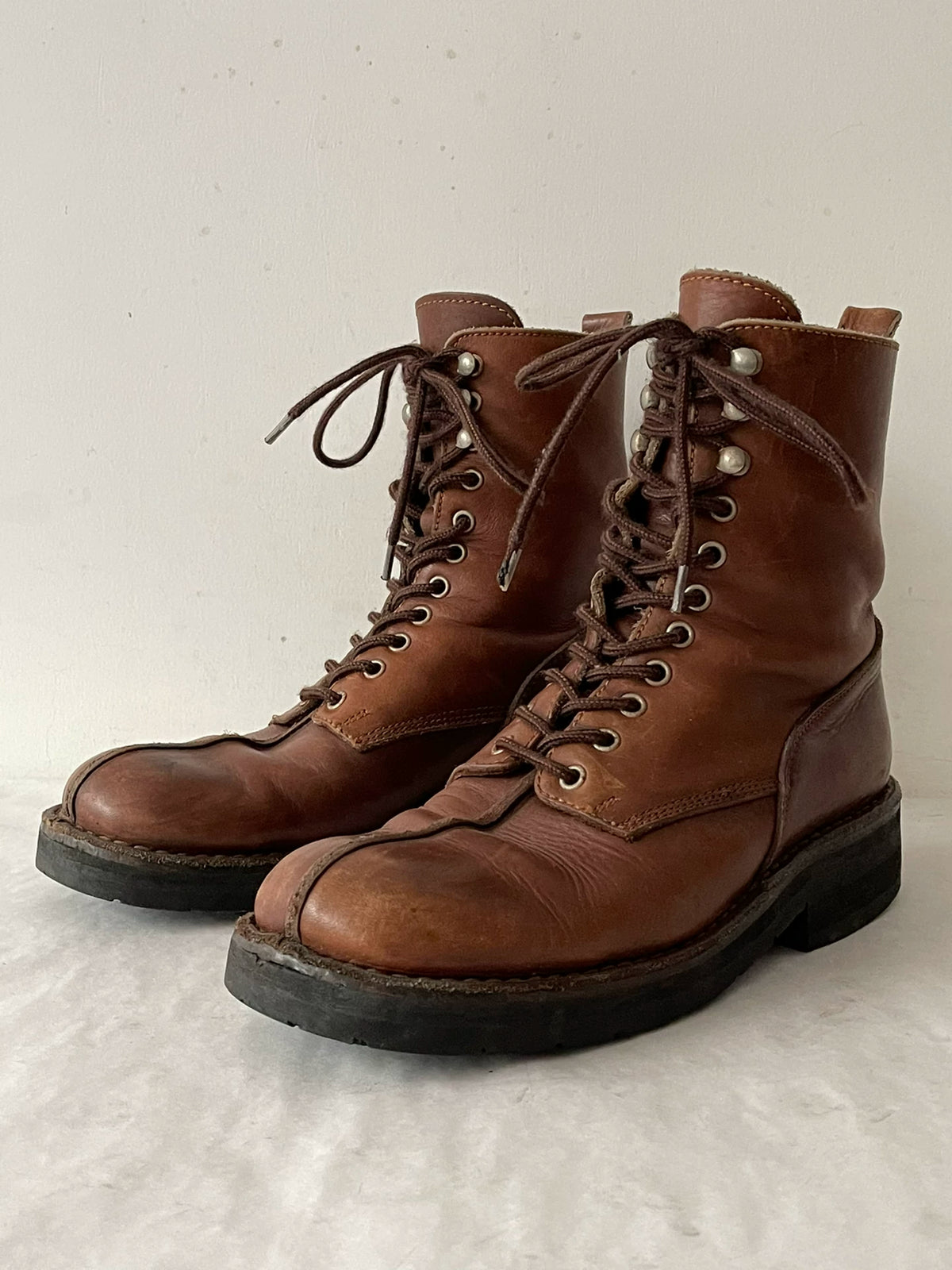 Yohji Yamamoto Patchwork Brown Boots