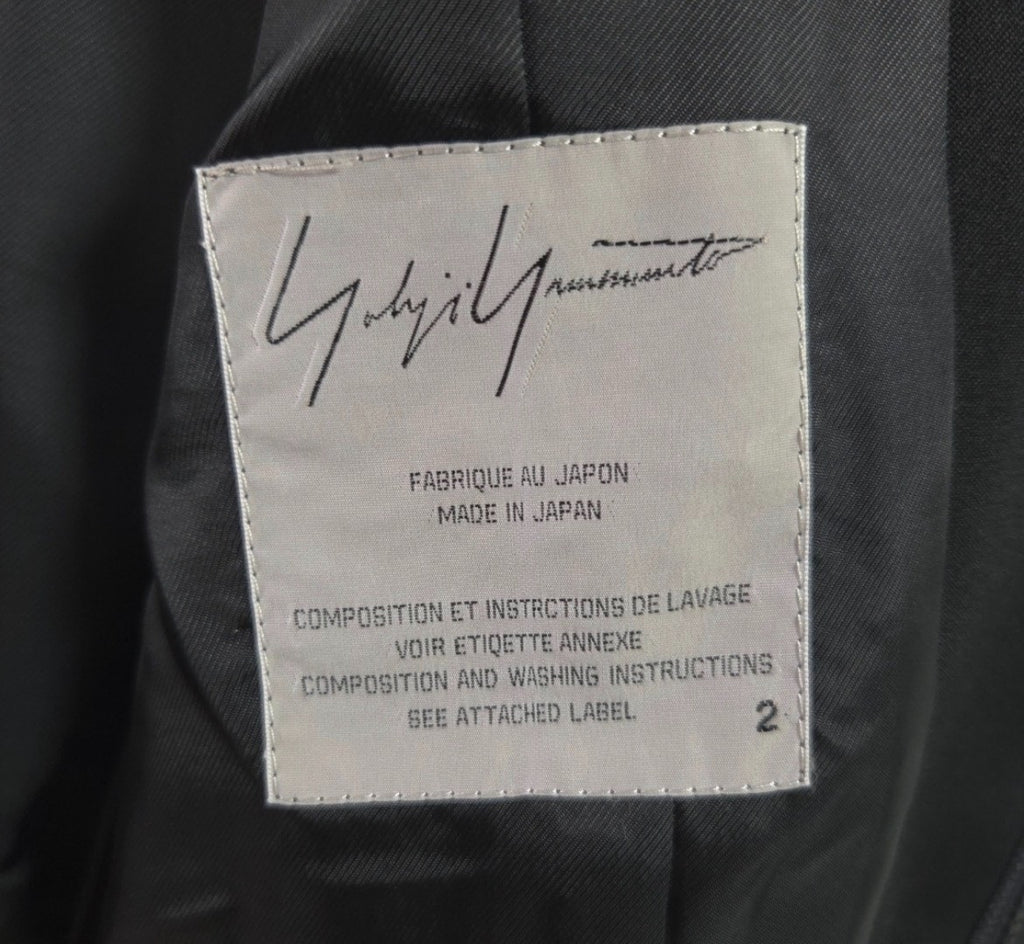 Yohji Yamamoto AW01 Wool Zip-Up Jacket
