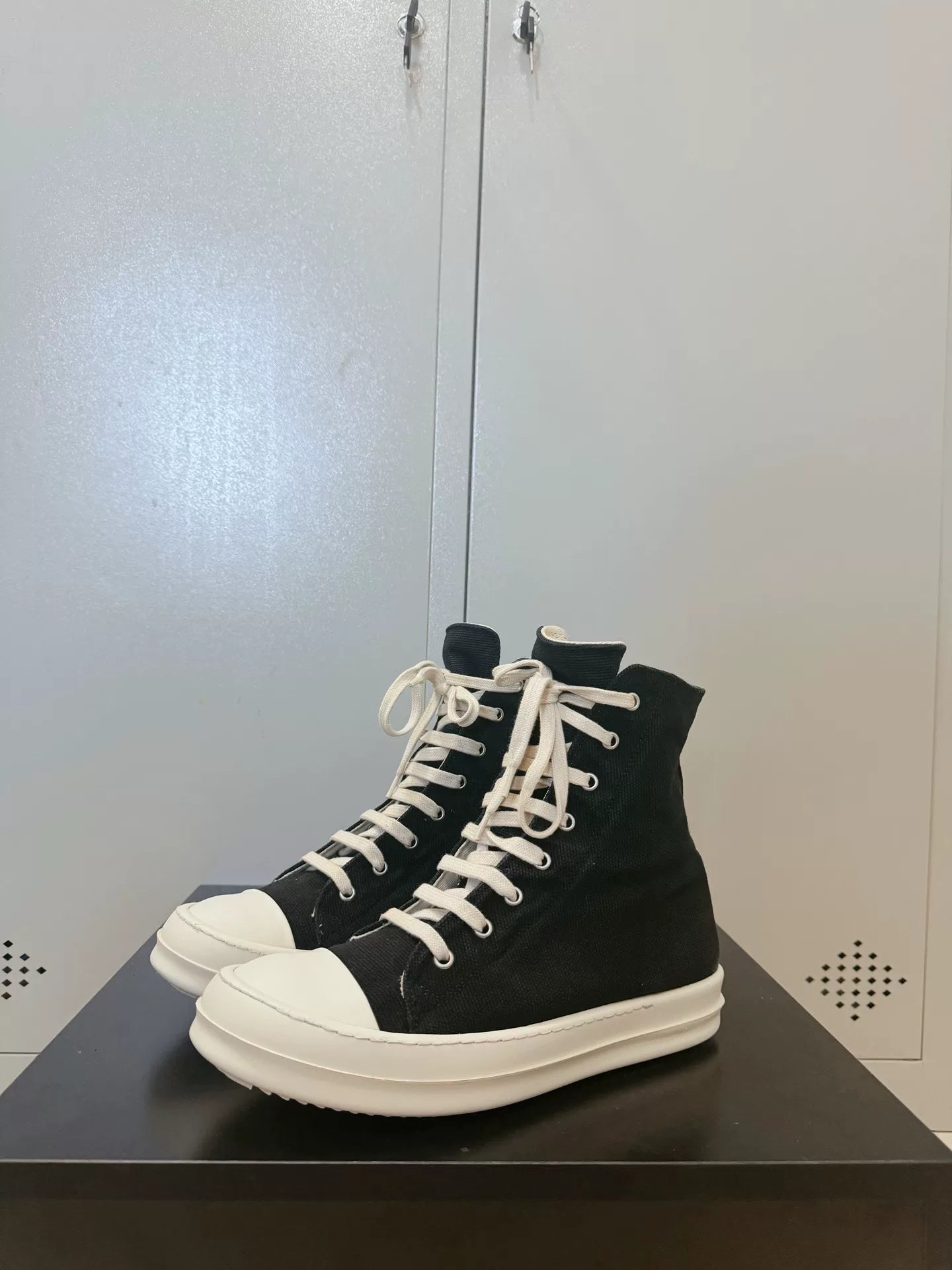 Rick Owens Drkshdw Canvas Sneakers
