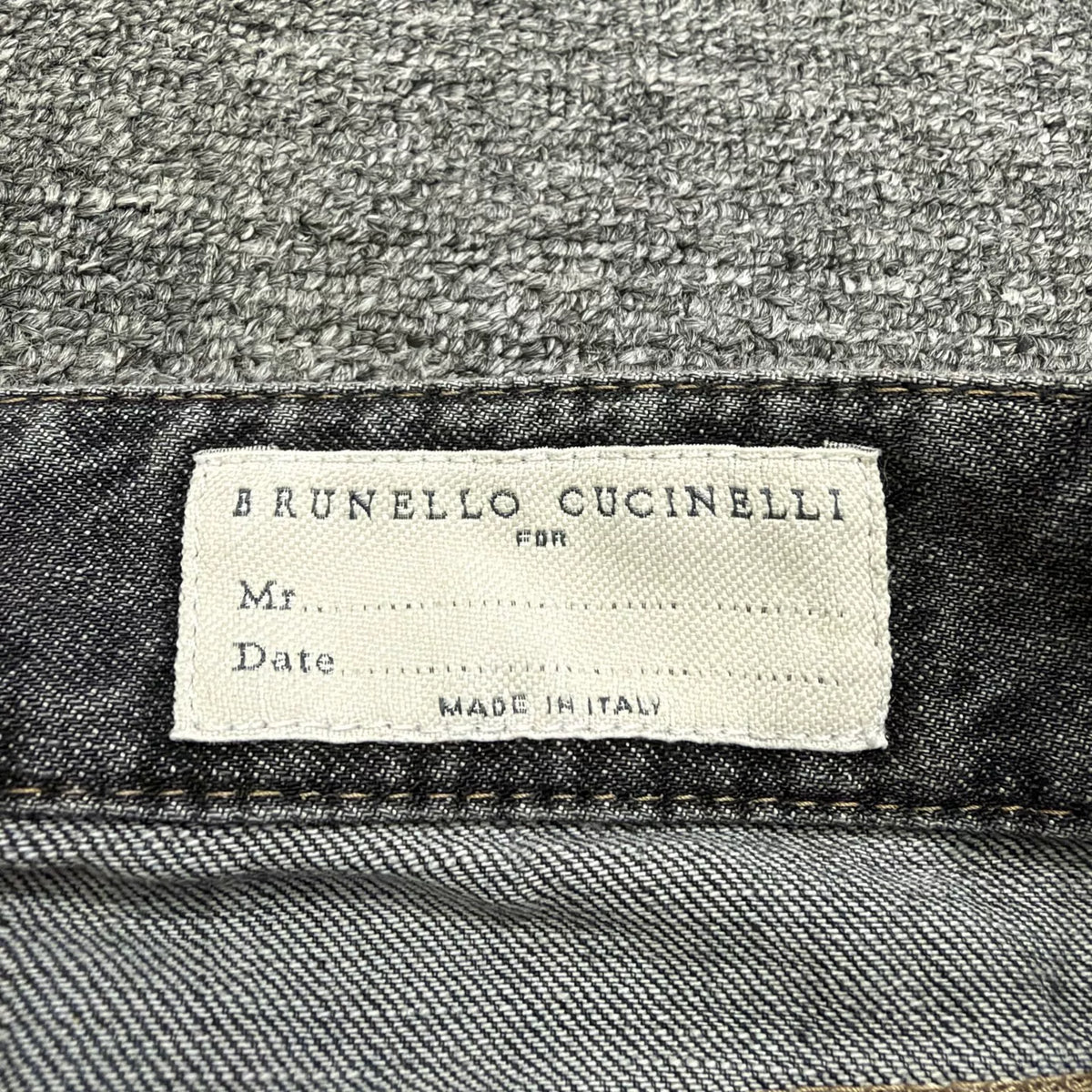 Brunello Cucinelli Water-Washed Distressed Denim Jeans