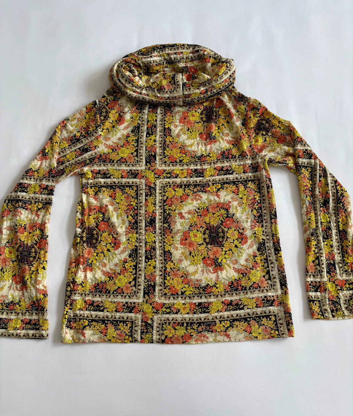 Junya Watanabe Asymmetric Deconstructed Panel All-Over Print Vintage Top