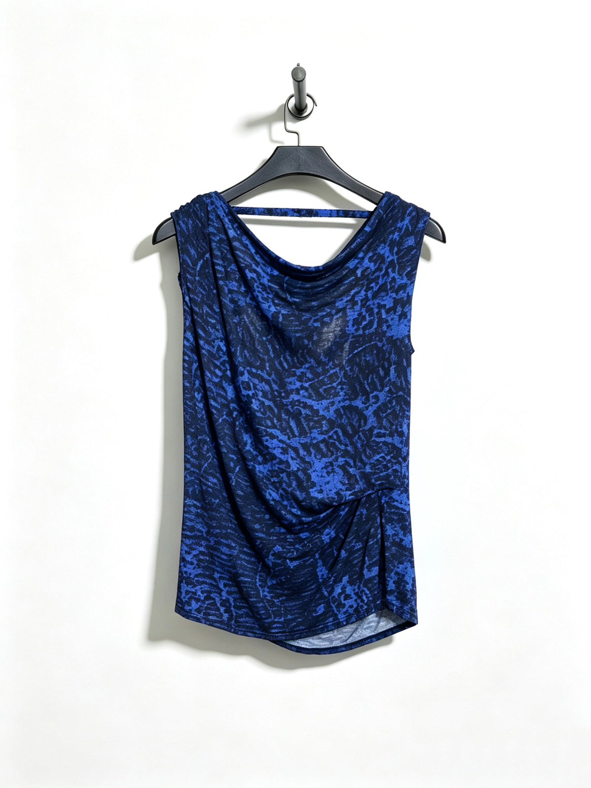 Helmut Lang draped neckline open-back tank top