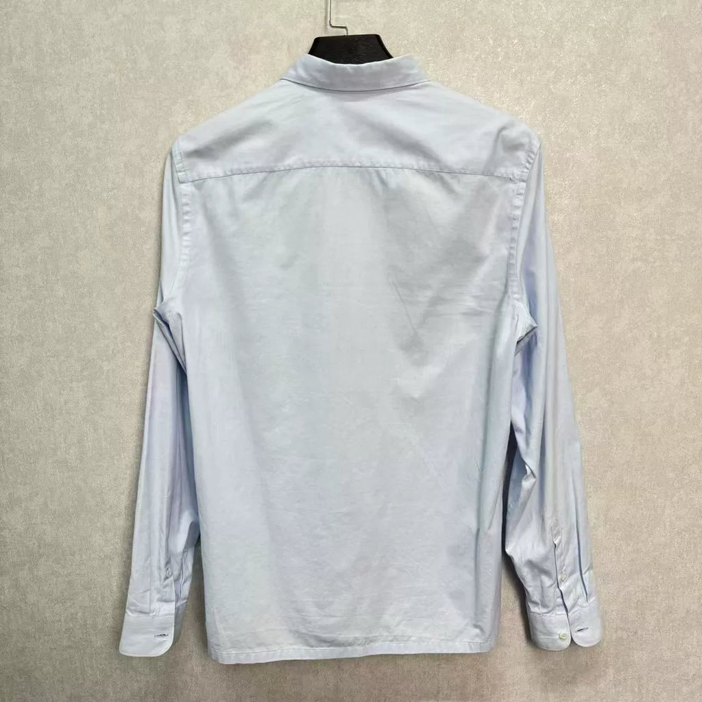 Prada Letter Logo Embroidered Single-Breasted Shirt
