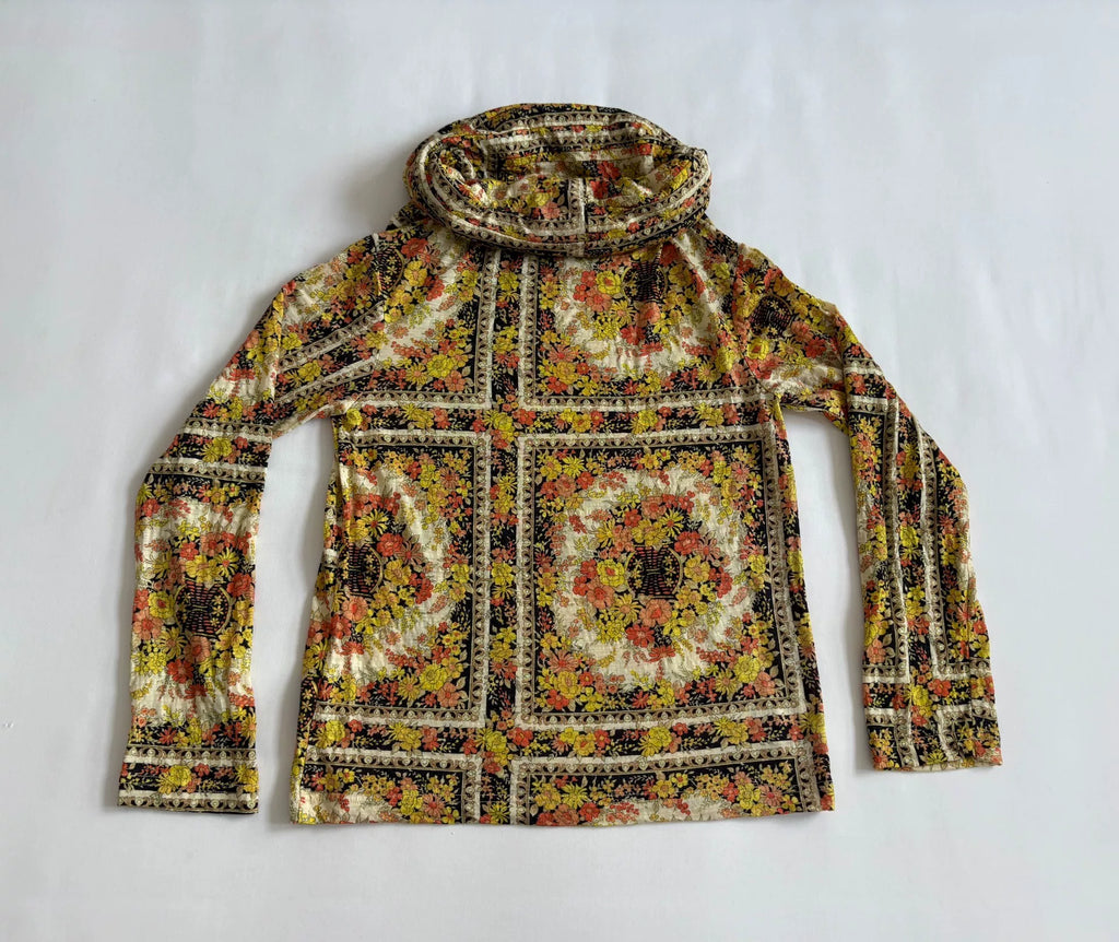 Junya Watanabe Asymmetric Deconstructed Panel All-Over Print Vintage Top