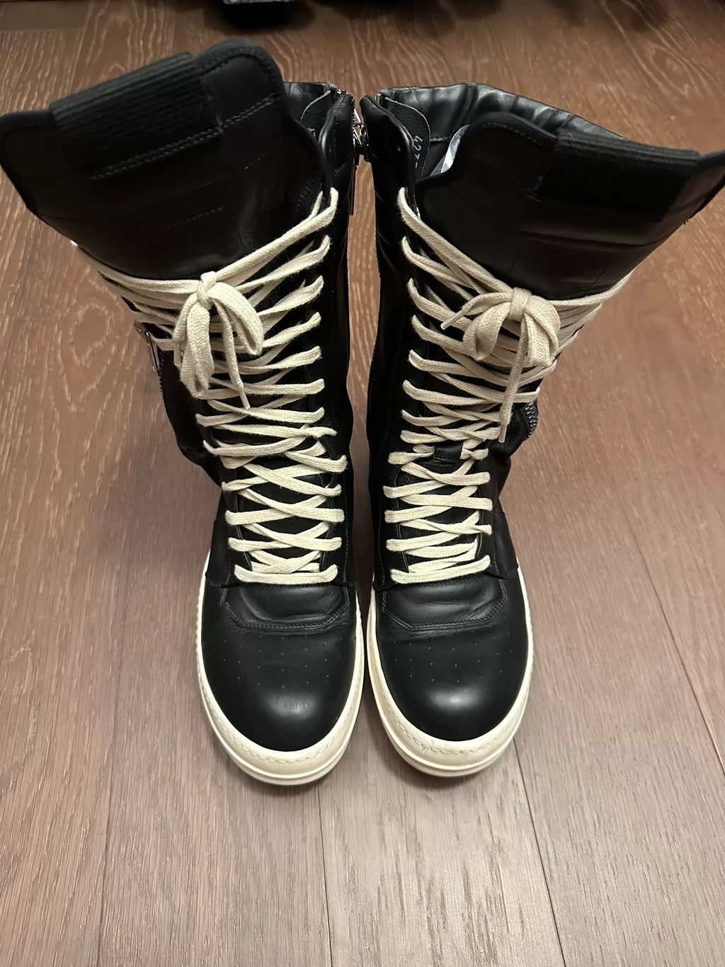 Rick Owens Cargo basket riding boots