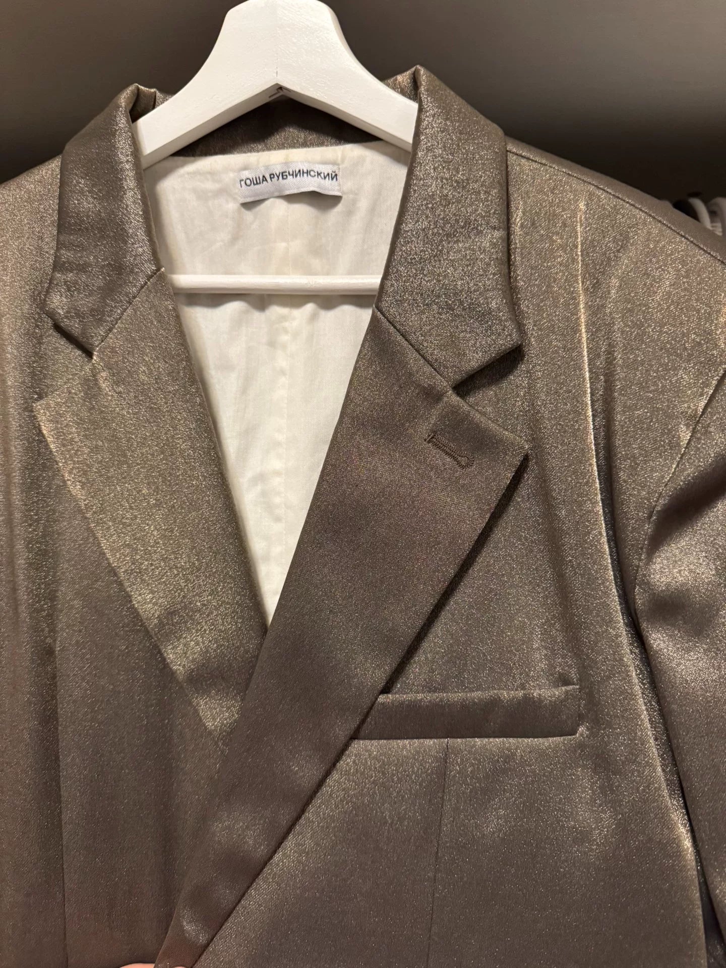 Gosha Rubchinskiy Metallic Blazer