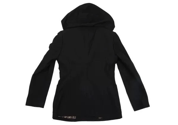 Jean Paul Gaultier Vintage Black Hooded Blazer