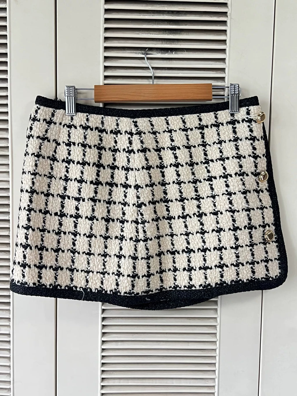 Miu Miu Plaid Skirt