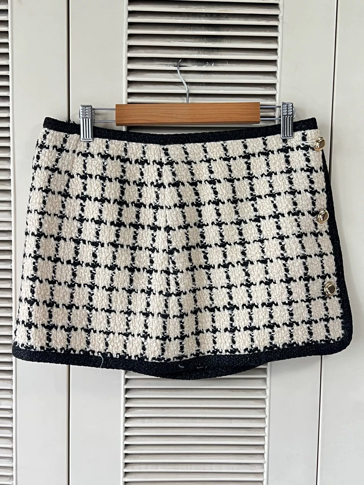 Miu Miu Plaid Skirt