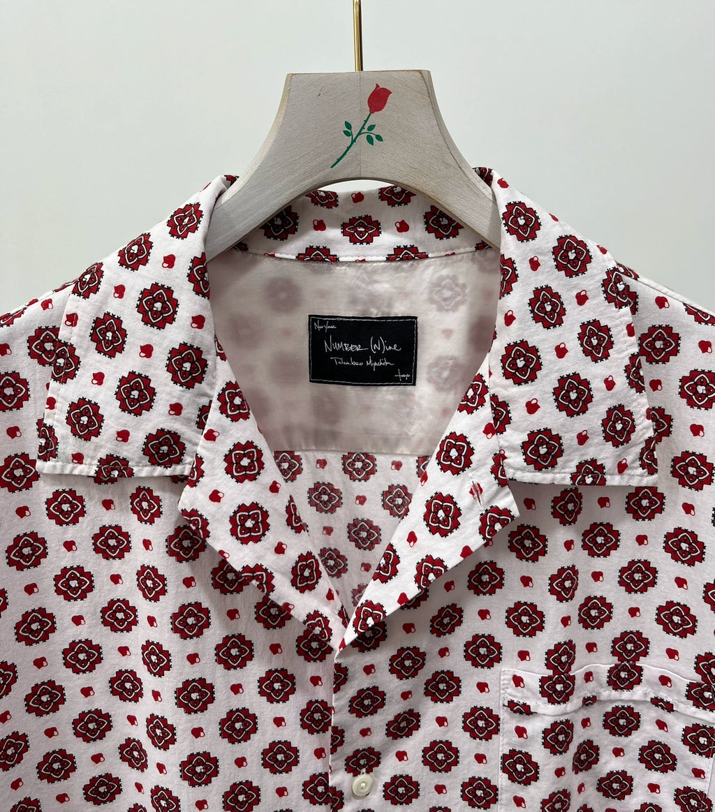 Number (N)ine 03AW Crying Heart Shirt