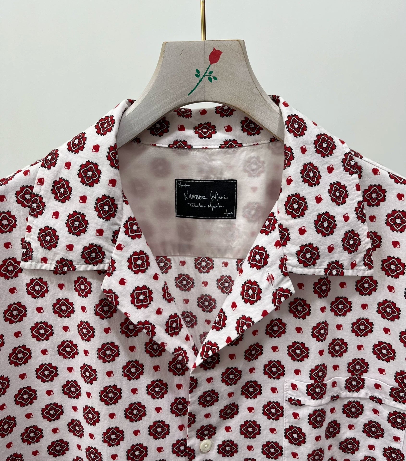 Number (N)ine 03AW Crying Heart Shirt