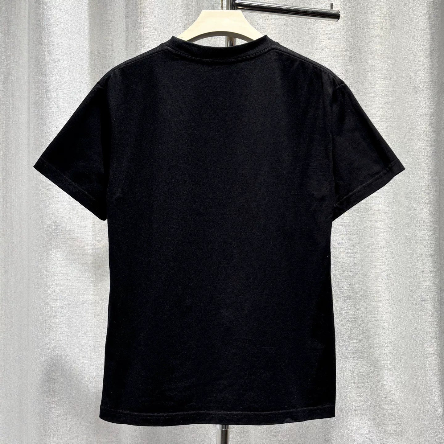 Louis Vuitton Tyler Embroidered Logo Print Cotton Black Short Sleeve T-Shirt
