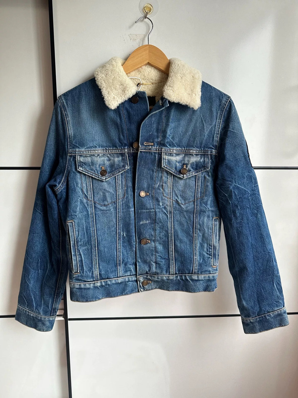 Saint Laurent Wool Denim Jacket