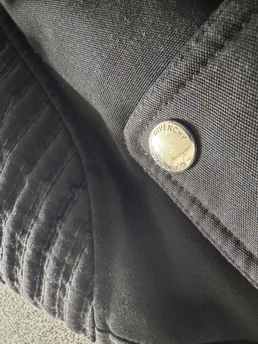 Givenchy Black Cotton Puffer Rider Jacket