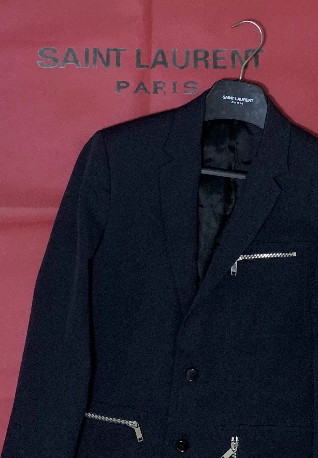 Dior Homme 16SS Runway Zip Wool Suit