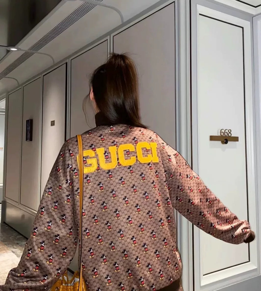 Gucci x Disney Collaboration Mickey Mouse All-Over Print Jacket