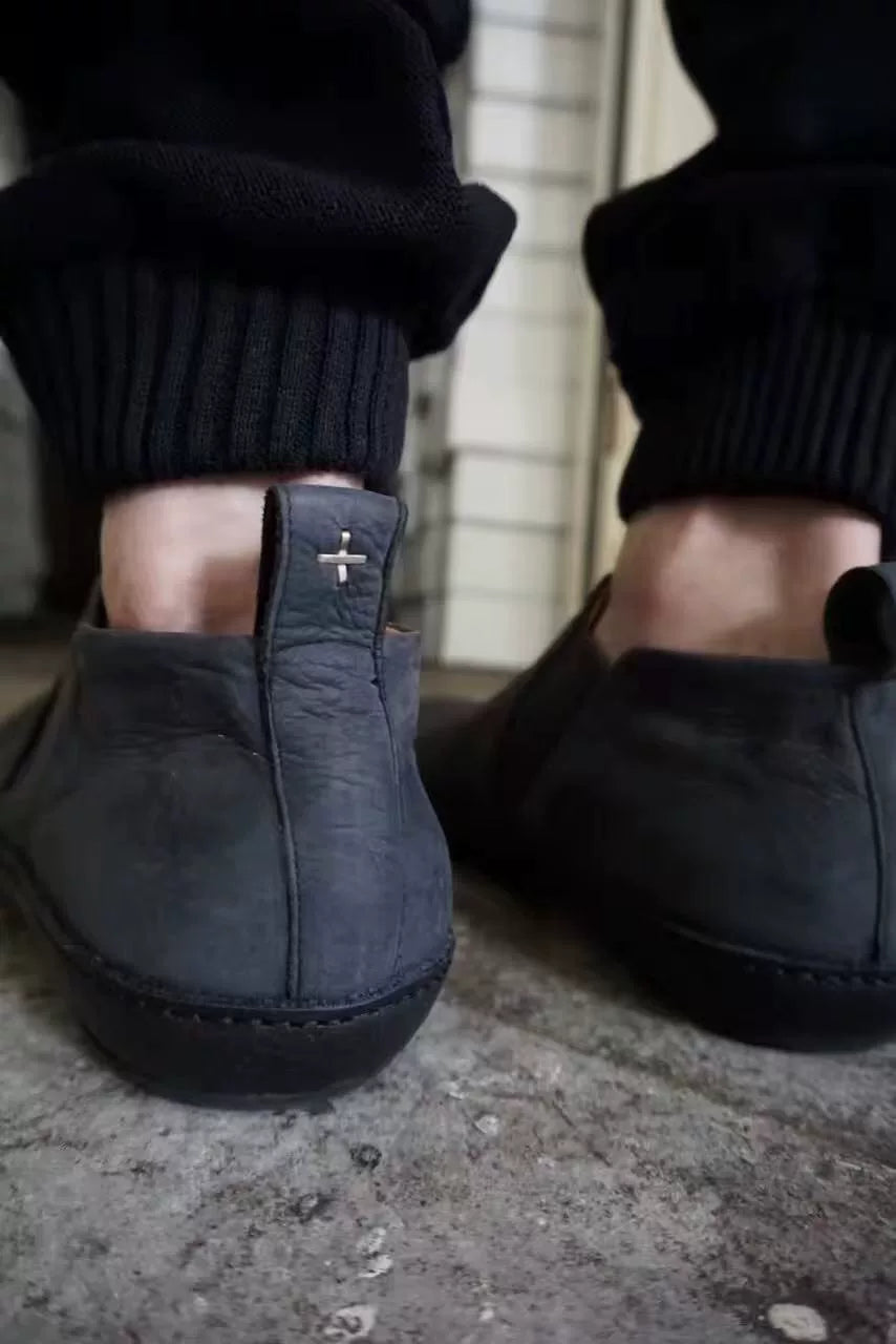 M.A+ SS17 Black Vacchetta Leather Loafers