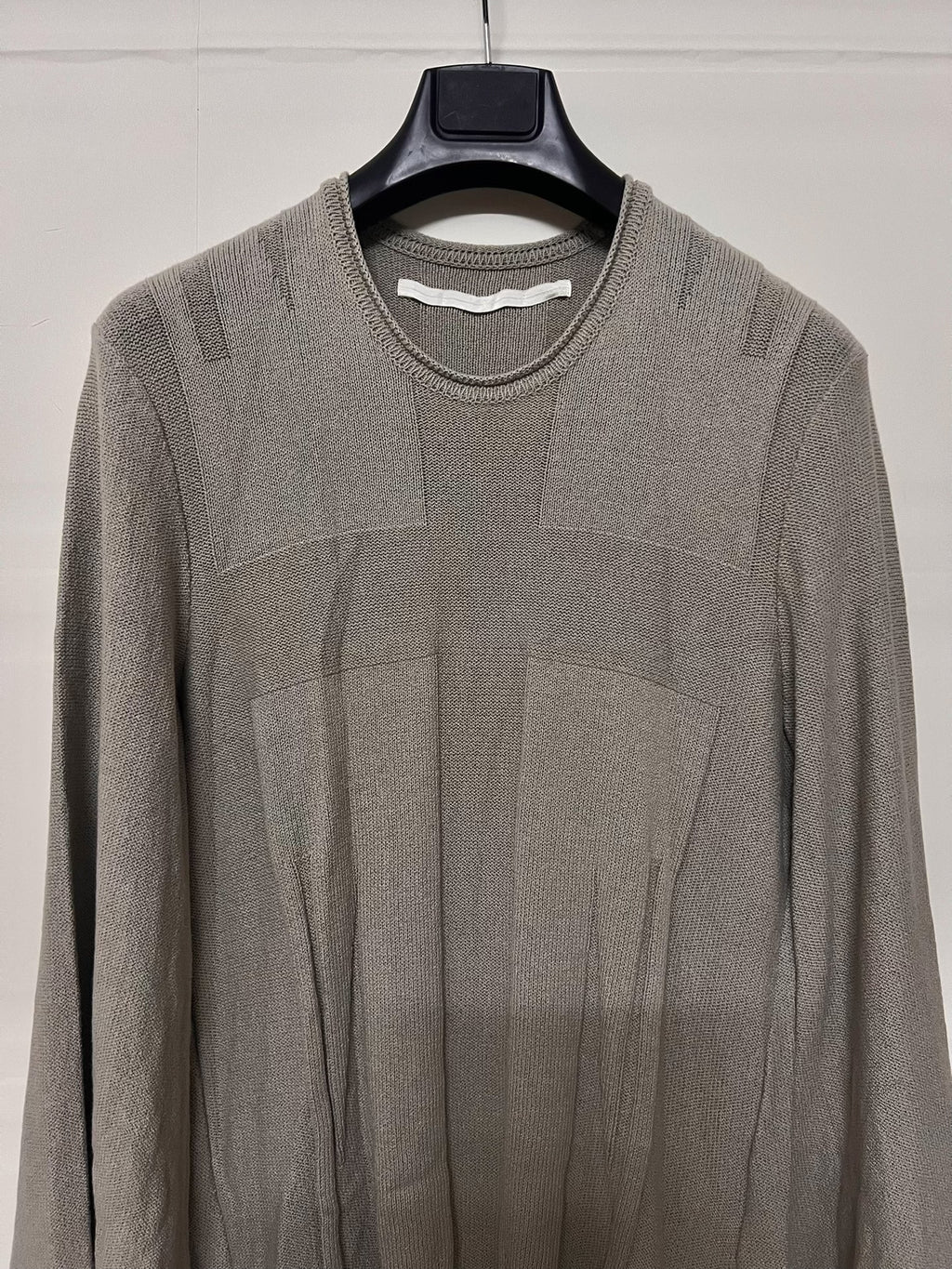 Julius Long Sleeve Top Knit Khaki Sweatshirt