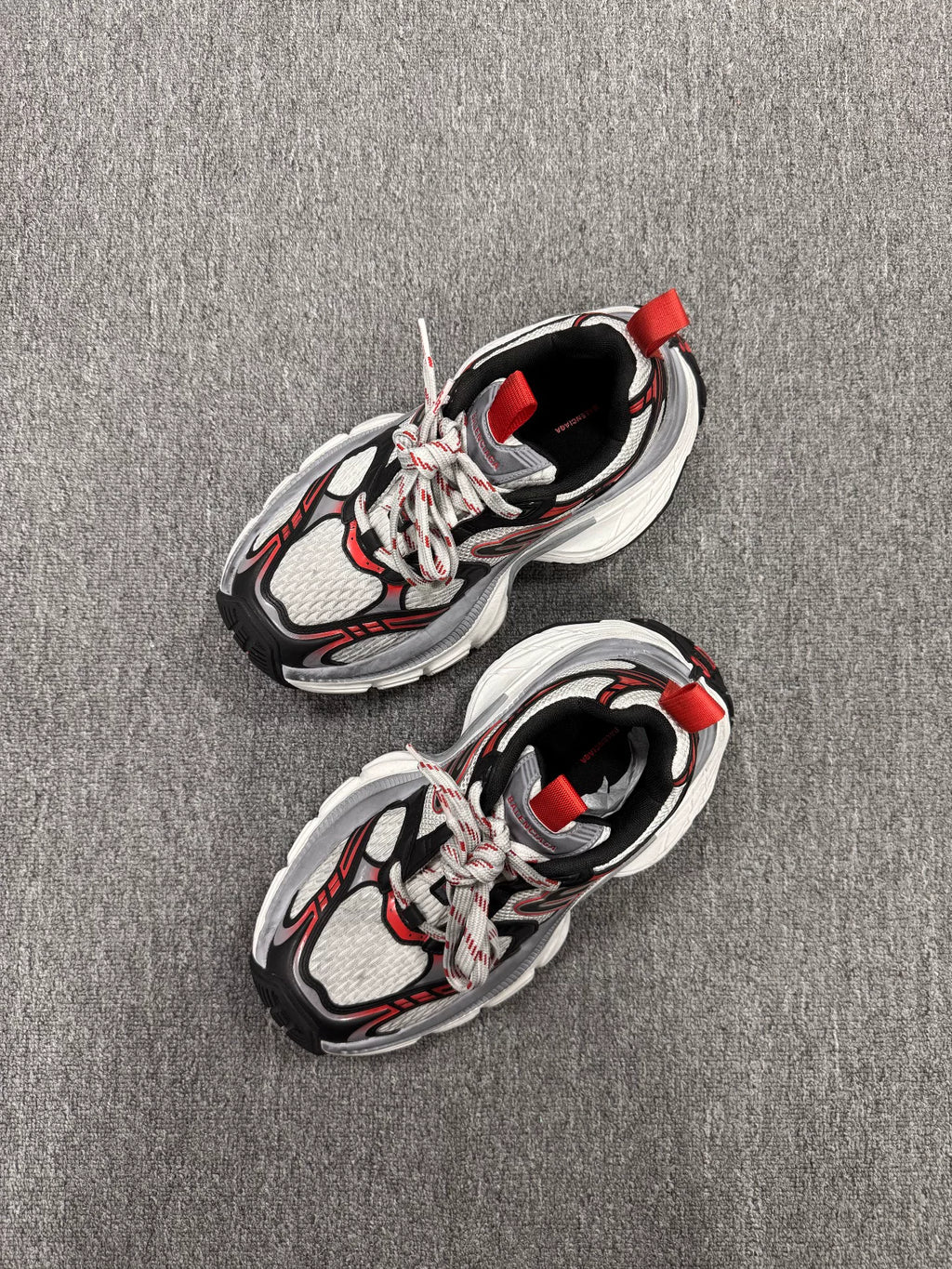 Balenciaga 10XL Black White Red Sneakers