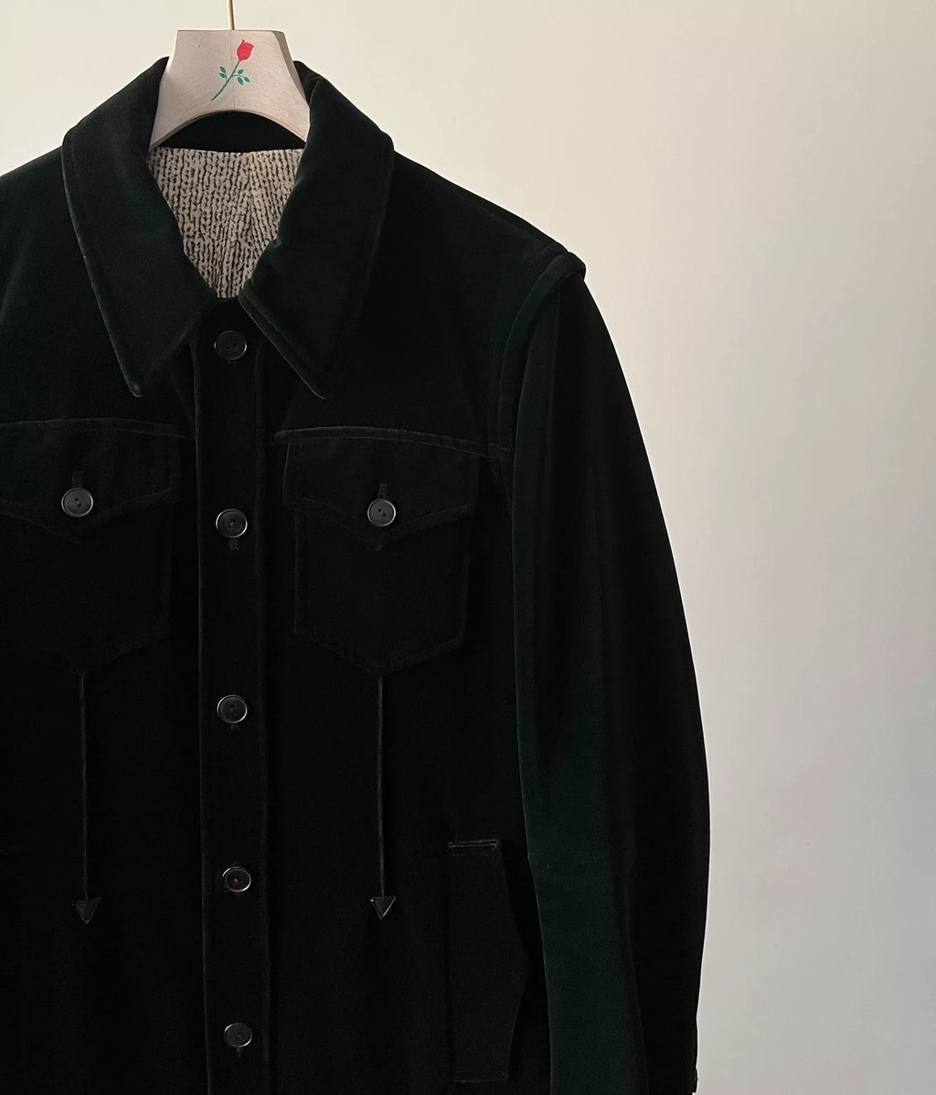 Number (N)ine velvet western jacket aw07