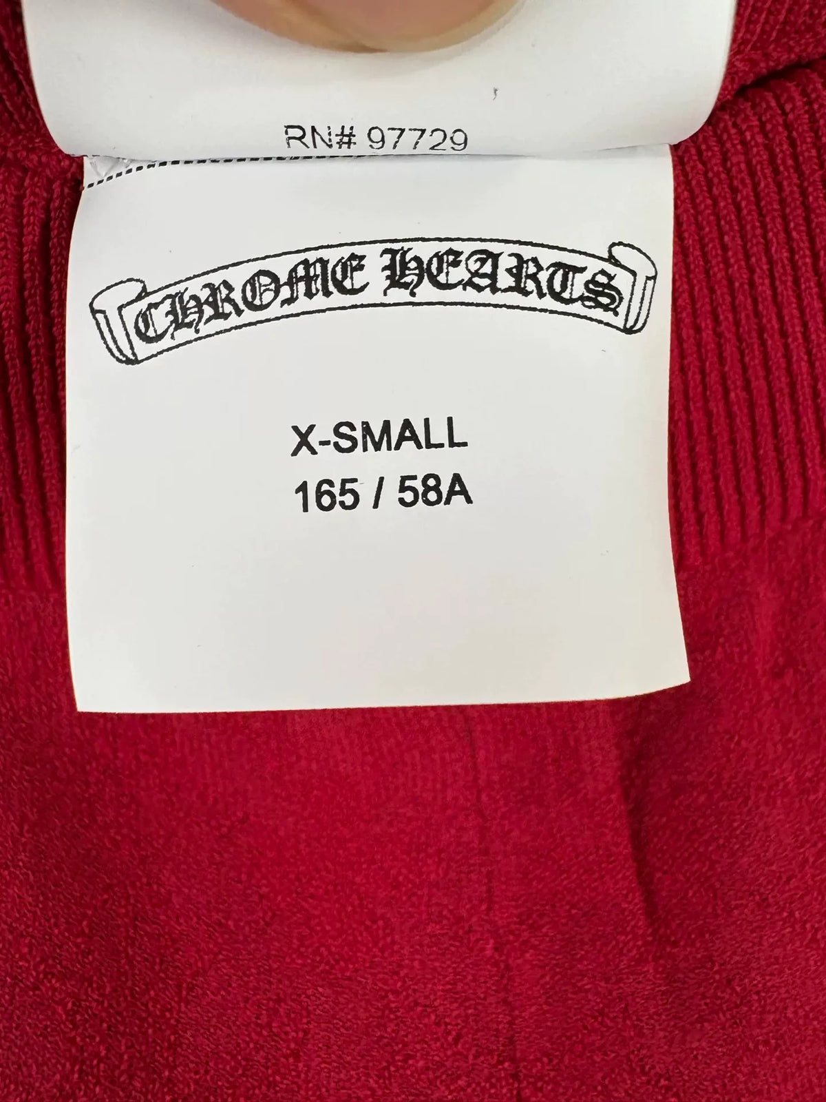 Chrome Hearts Red White Viscose Nylon Shorts
