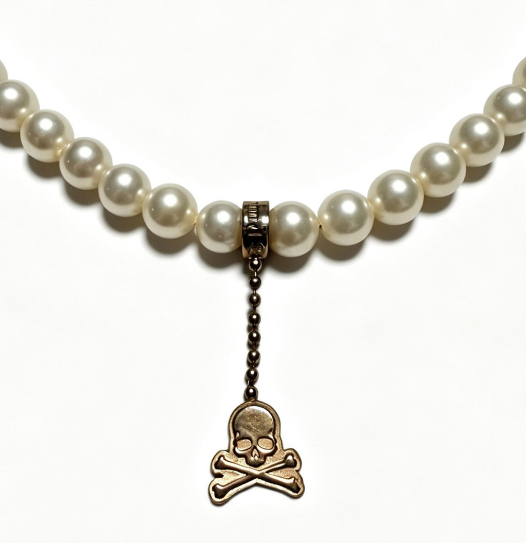 Mastermind Japan Silver Gold Skull Necklace