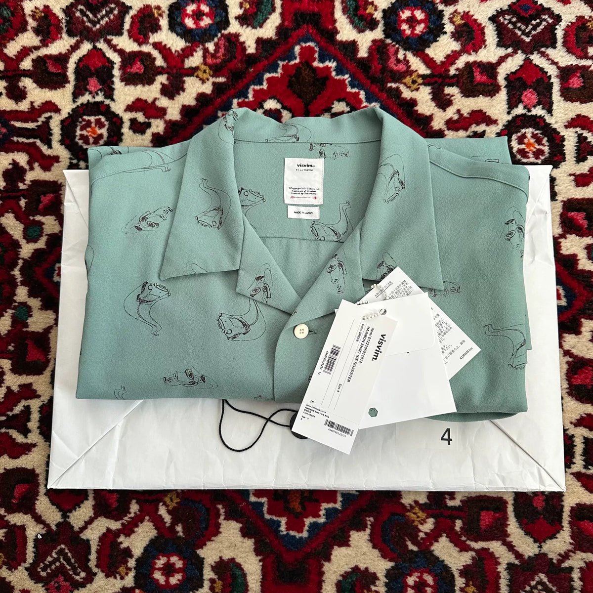 visvim 22ss harmon roadster short-sleeve shirt