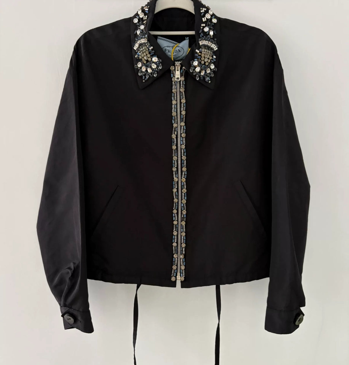 Prada Rhinestone Panel Jacket