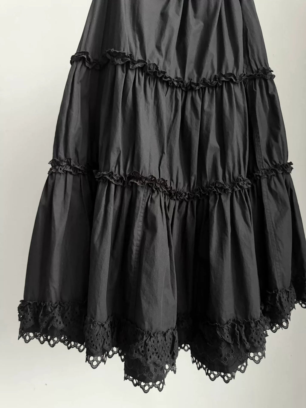 Junya Watanabe 2001 Lace Tiered Skirt