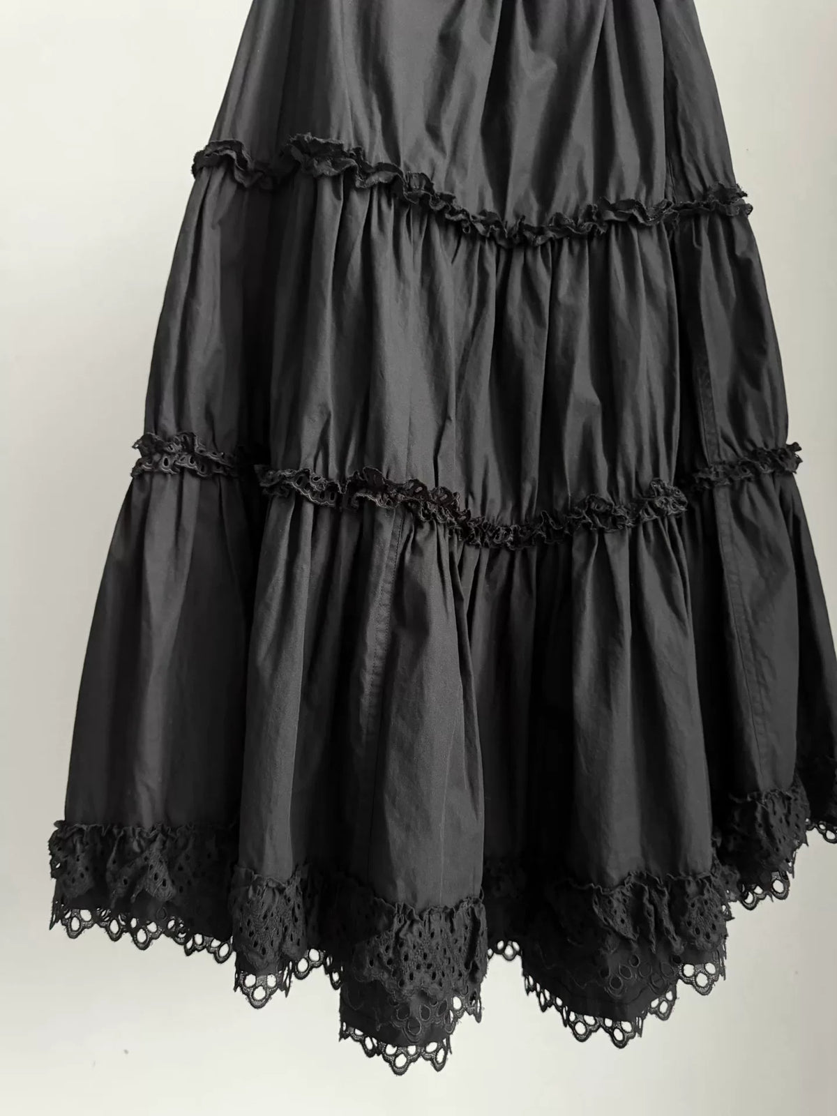 Junya Watanabe 2001 Lace Tiered Skirt