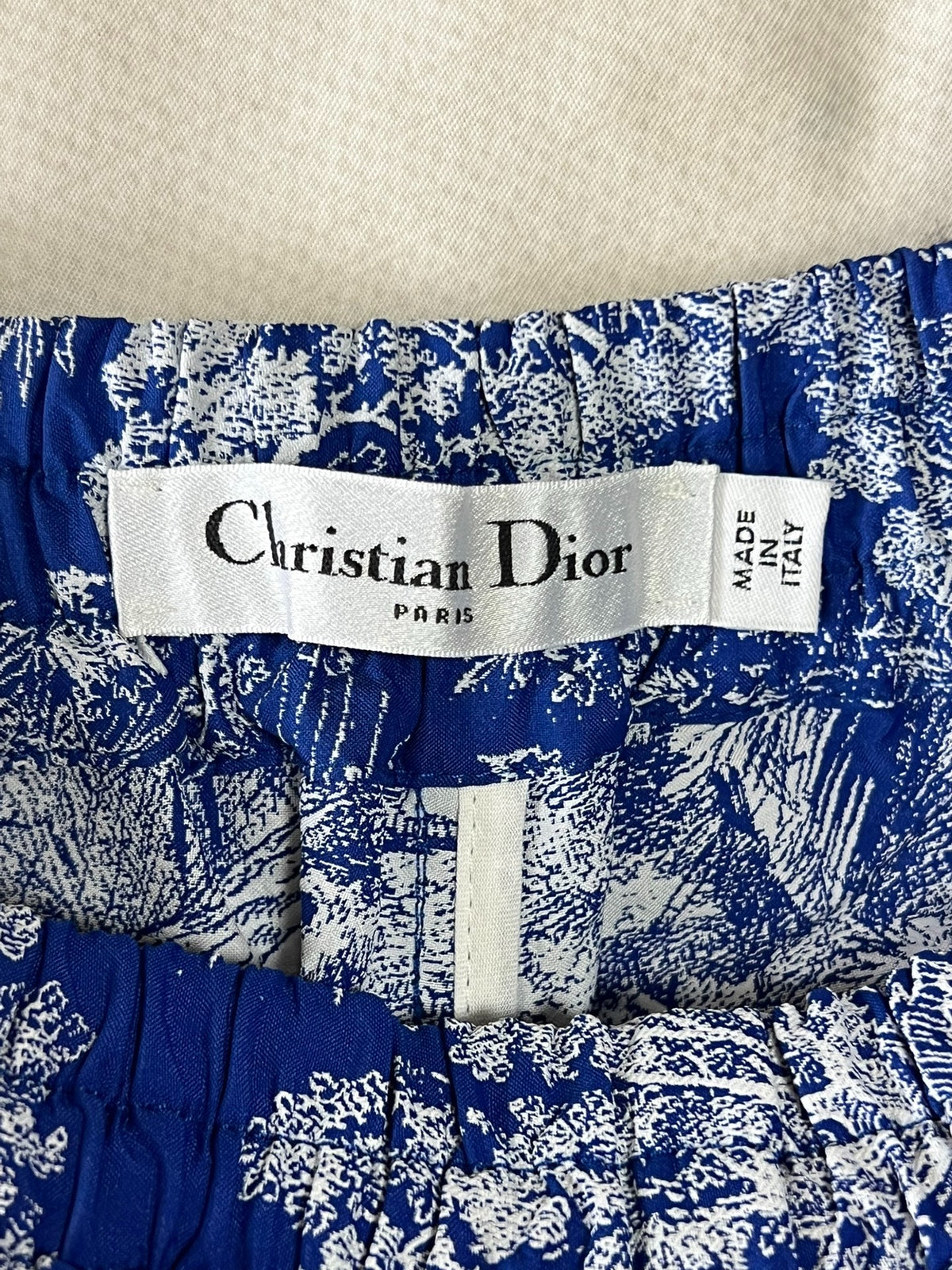 Dior Zoo Print Shorts