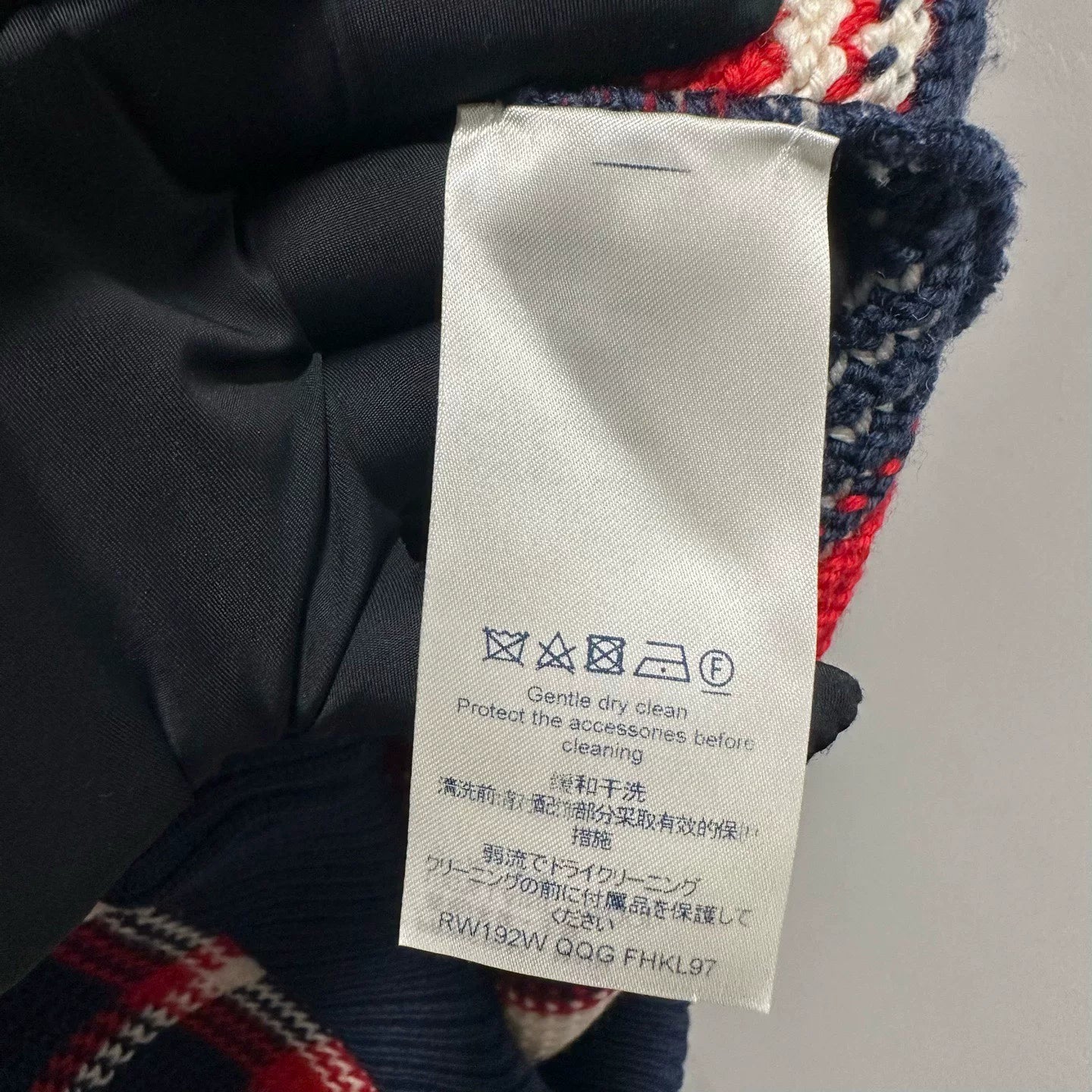 Louis Vuitton Red Blue Sweater