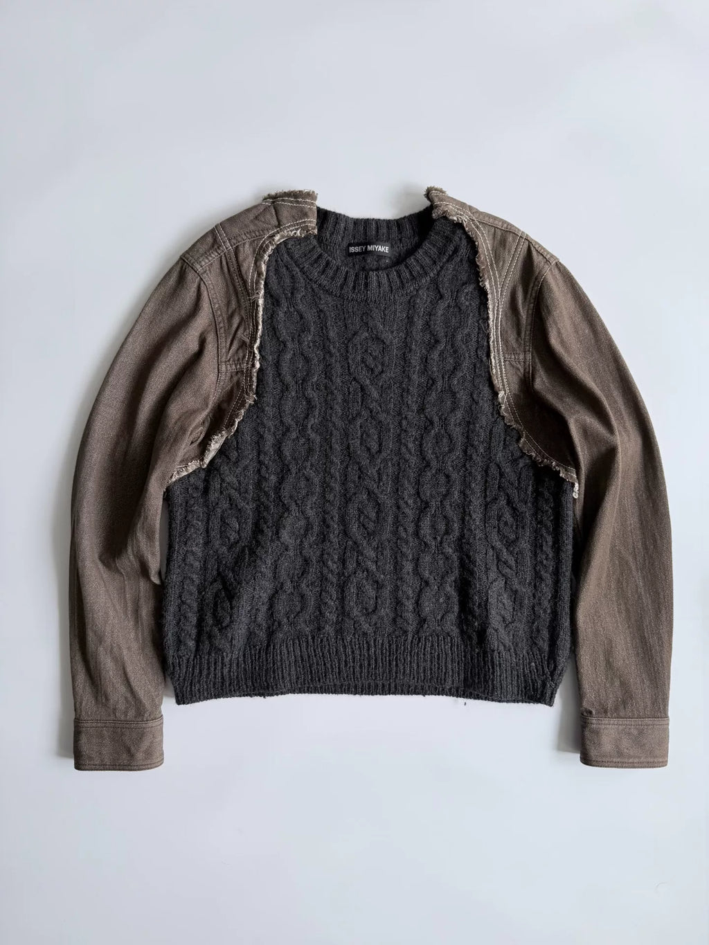 Issey Miyake FW04 Patchwork Knit Sweater