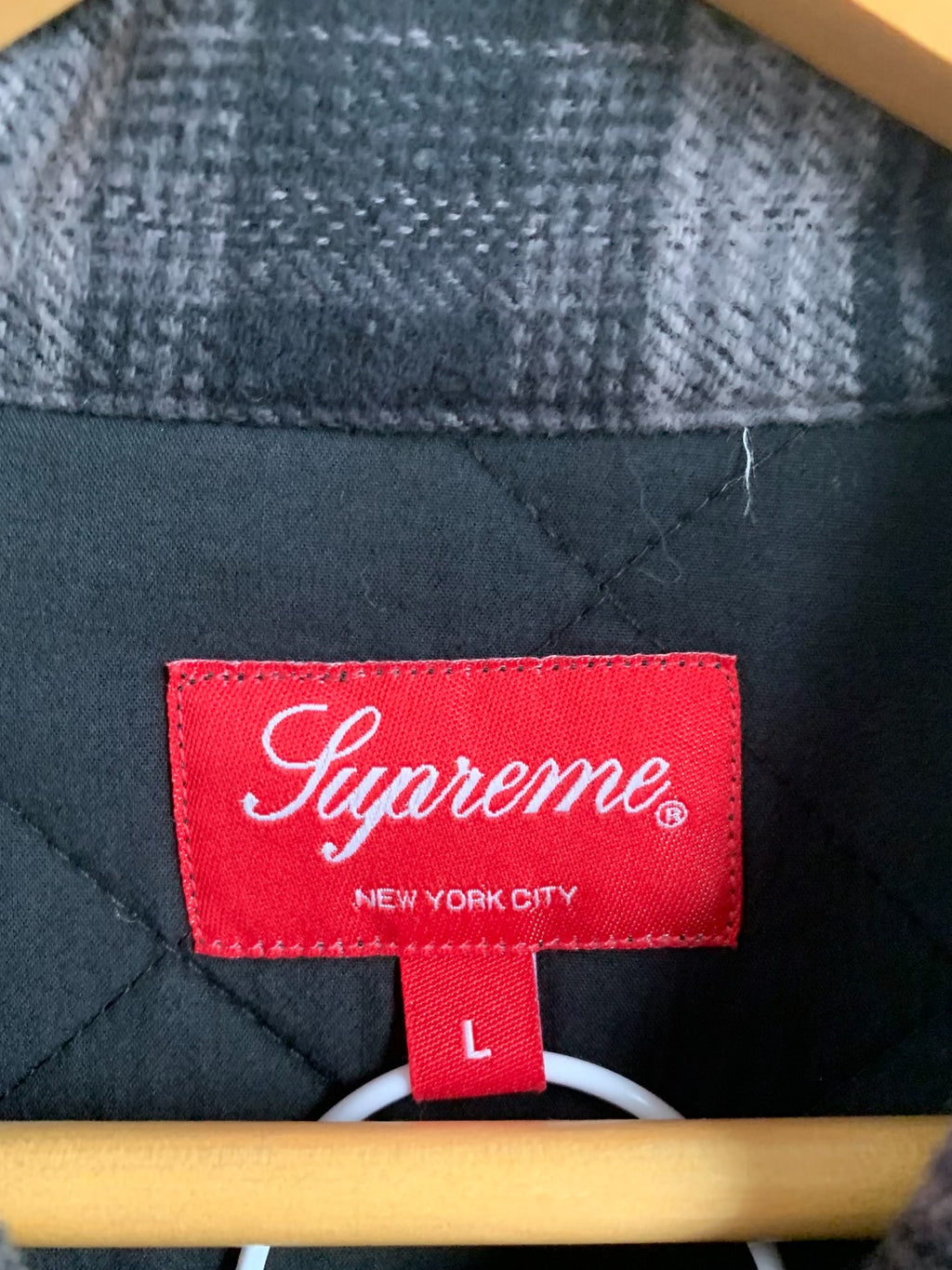 Supreme checkered cotton jacket