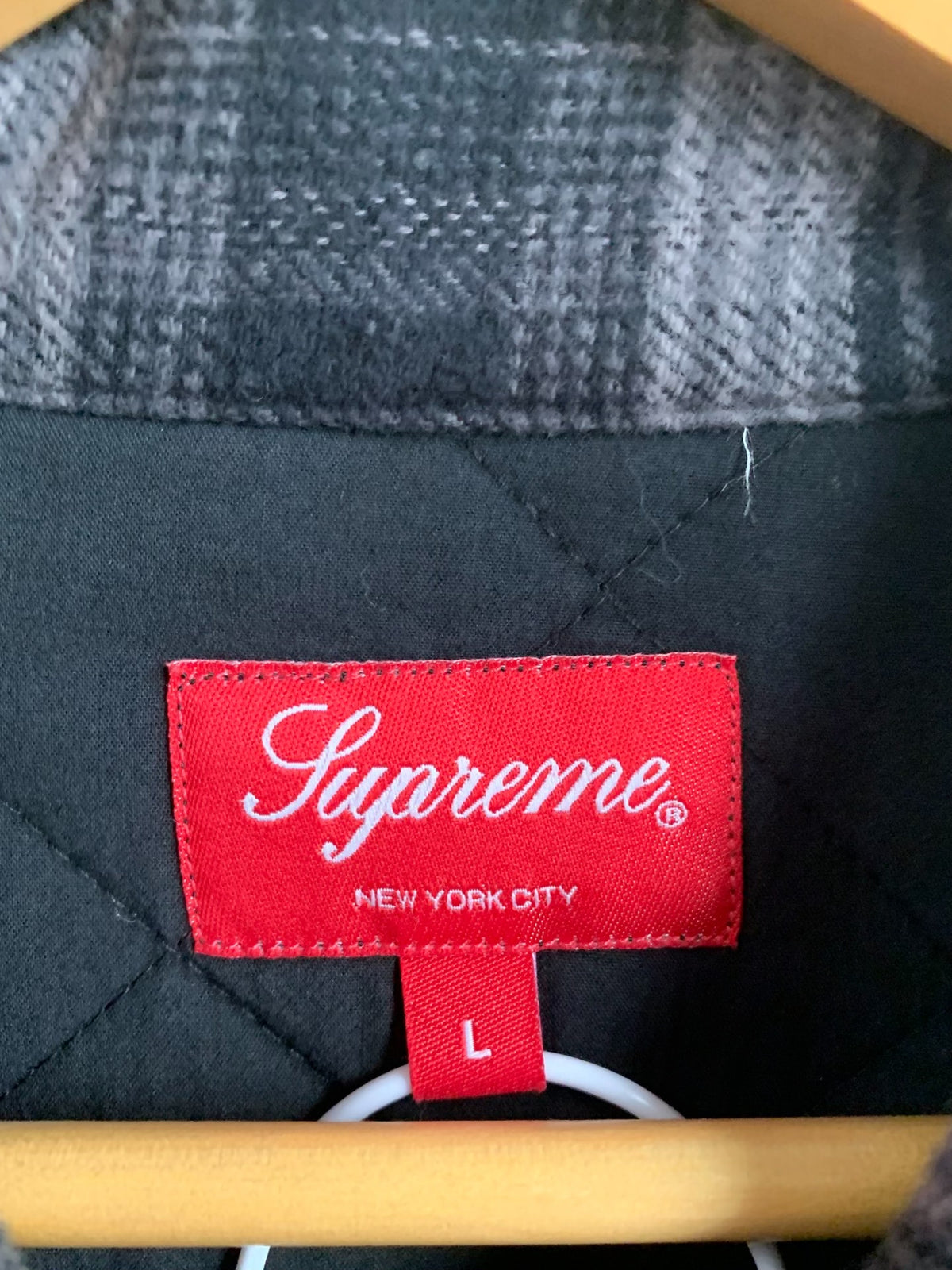 Supreme checkered cotton jacket