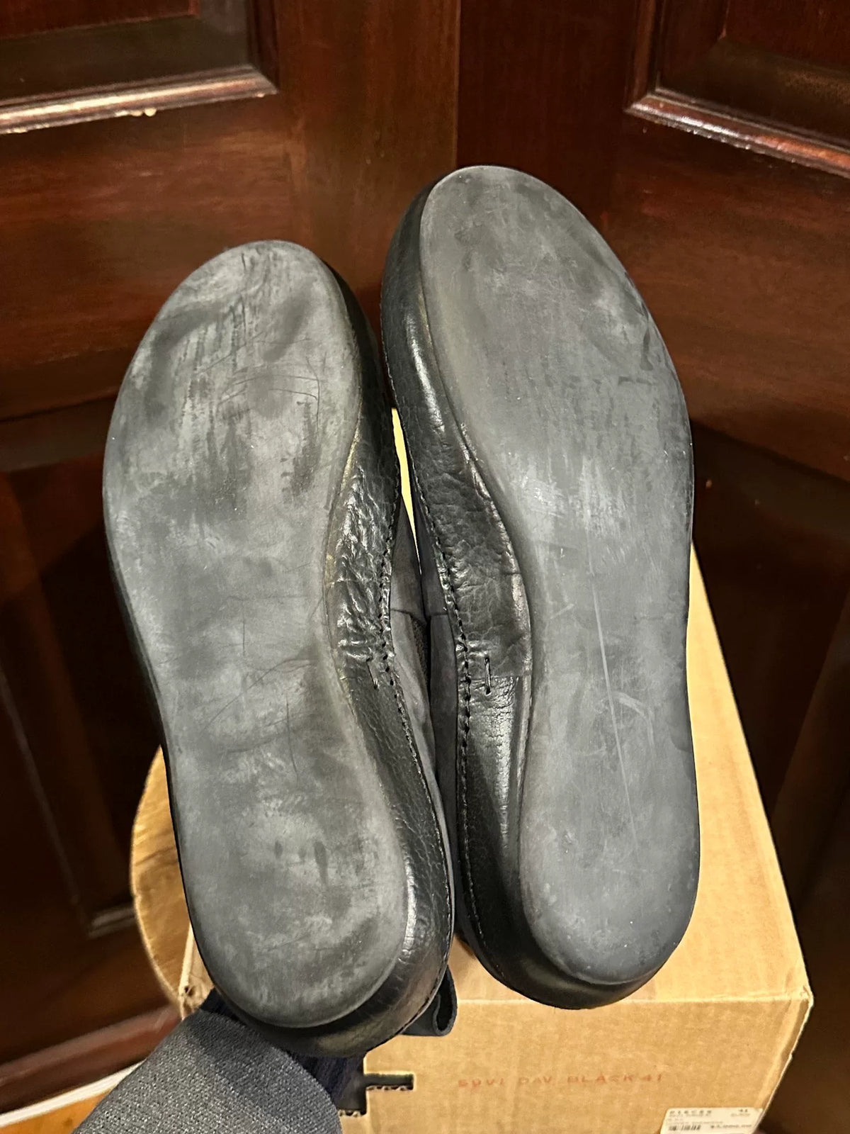 M.A+ SS17 Black Vacchetta Leather Loafers