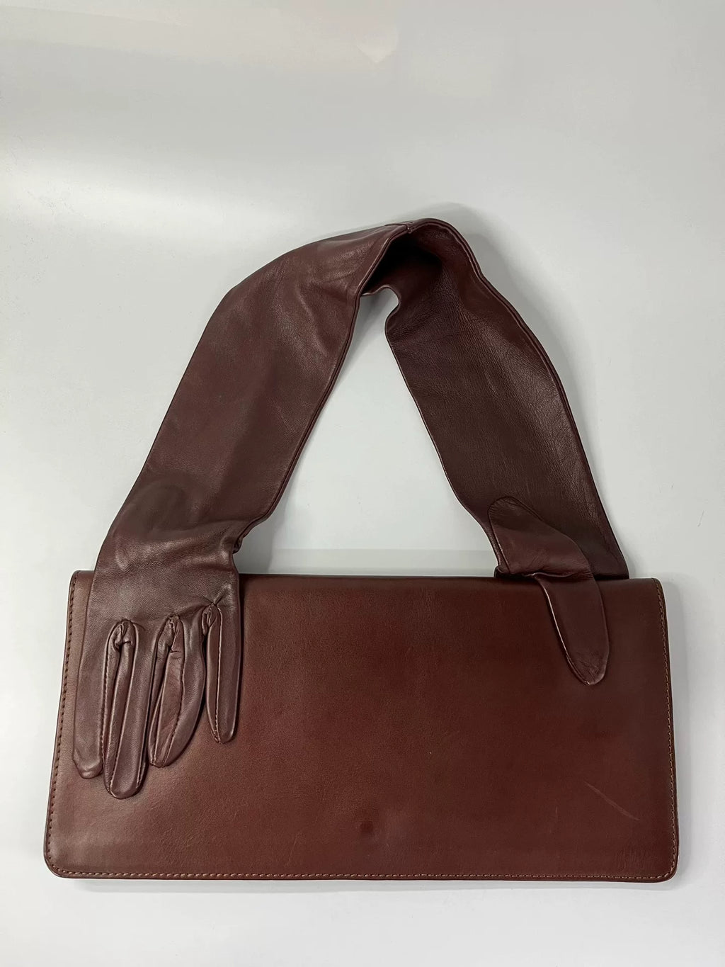 Maison Margiela x H&M collaboration, dark red, glove bag