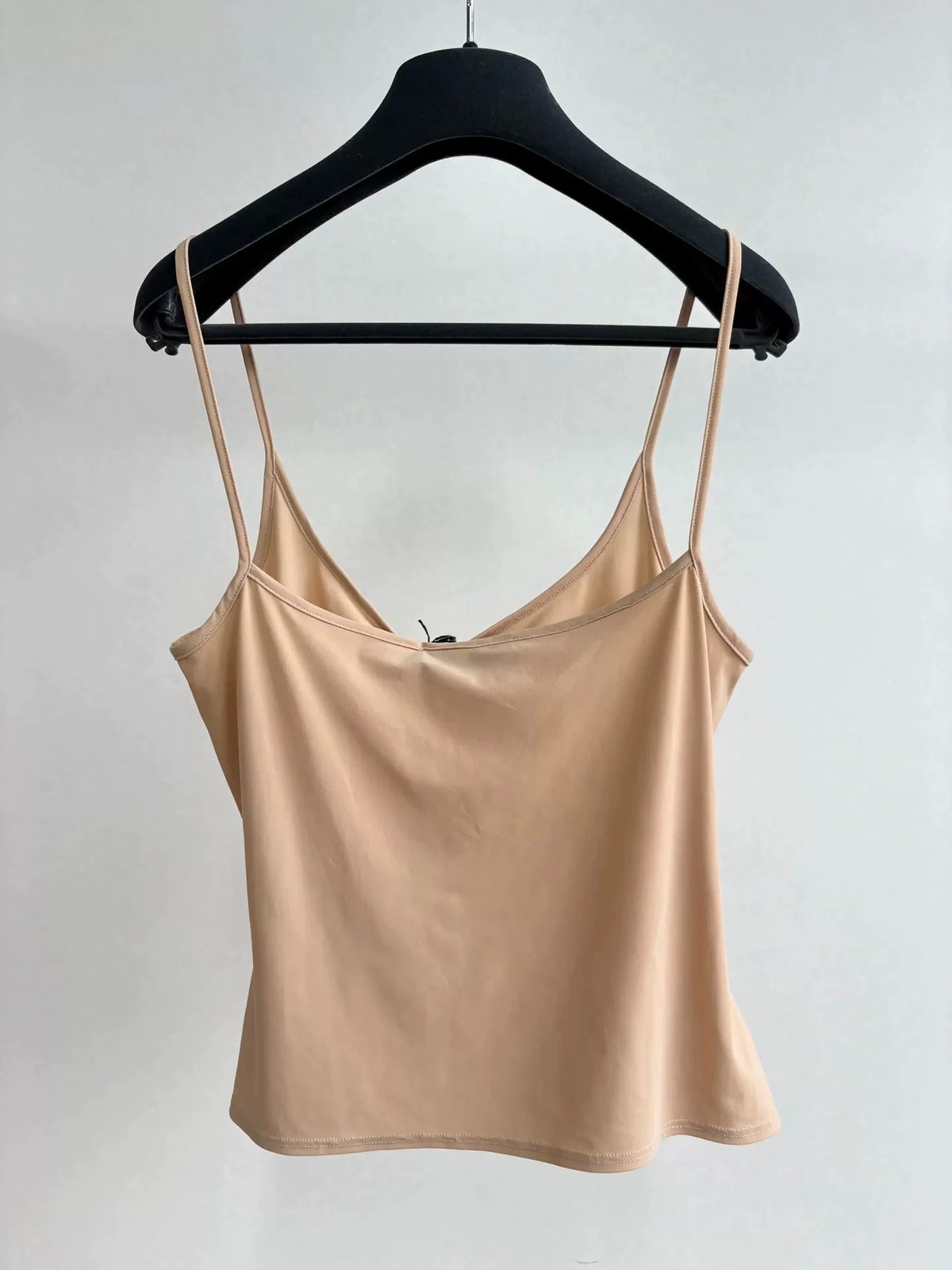 MiuMiu logo Nude Letter Print Camisole