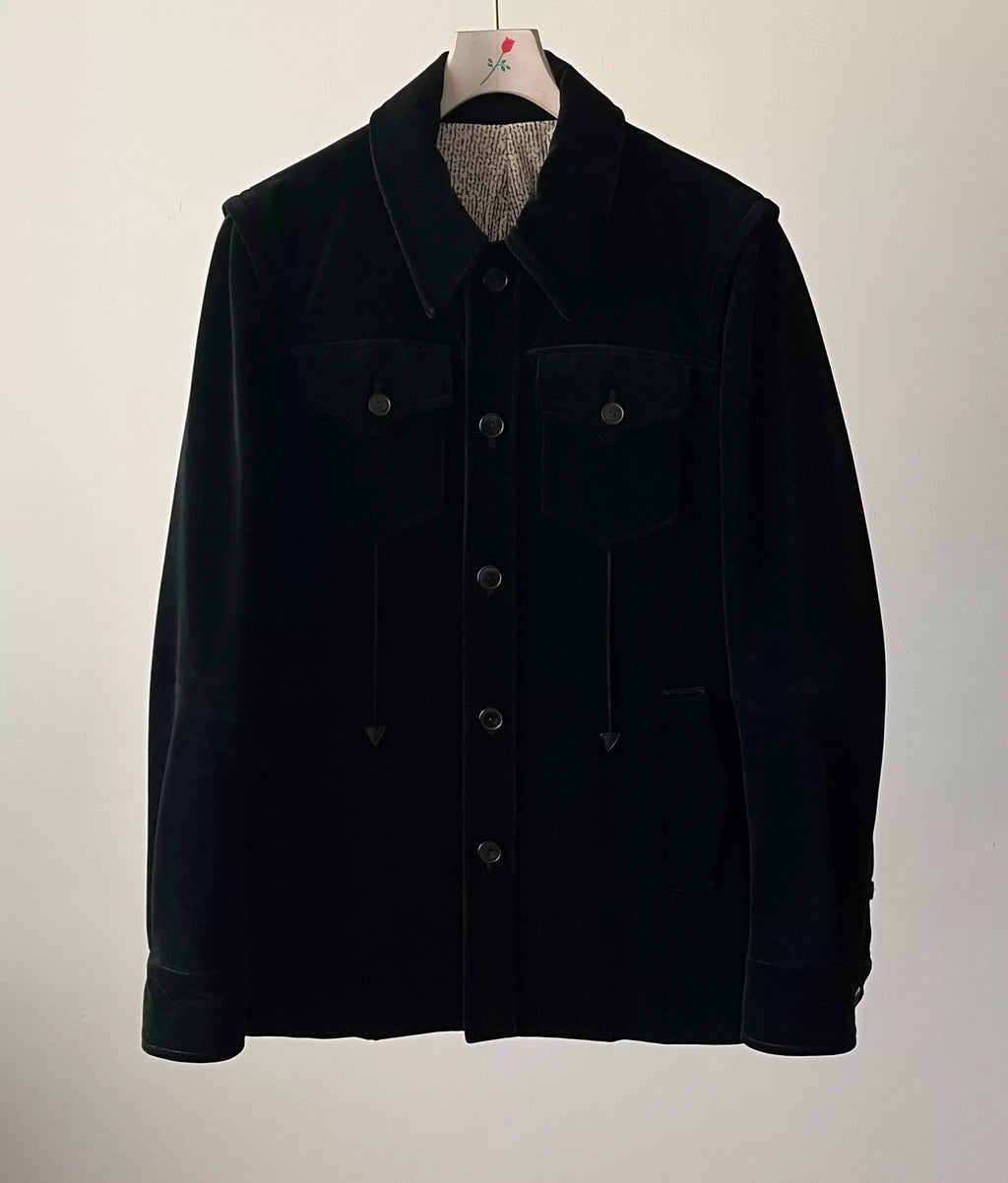 Number (N)ine velvet western jacket aw07