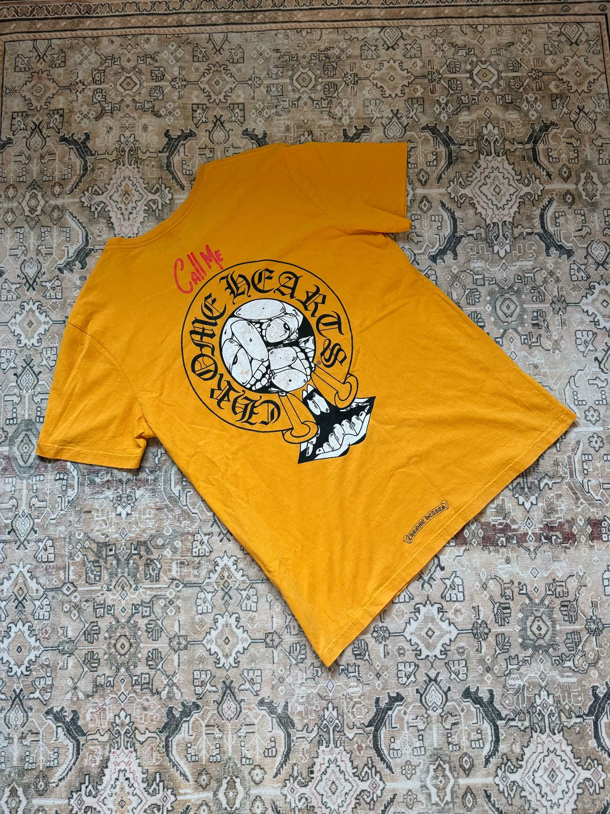 Chrome Hearts x Matty Boy Graffiti Print Short-Sleeve T-Shirt