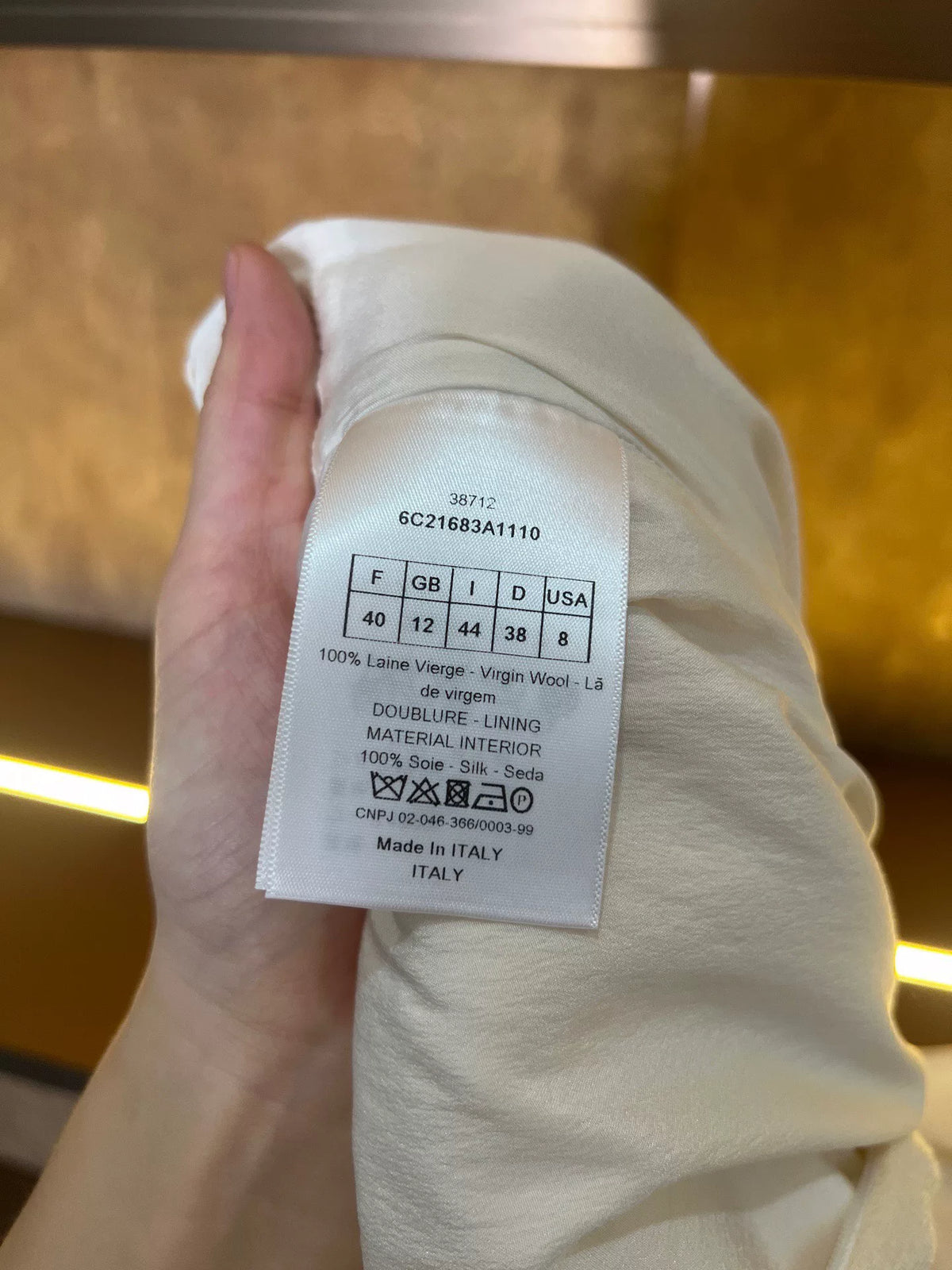 Dior V Neck Dress